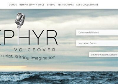 Zephyr Voiceover Website